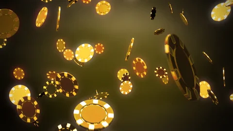 Festive animated jackpot explosion and coin shower